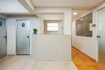 Χώρος υποδοχής - Exclusive γραφεία - 7ος όροφος